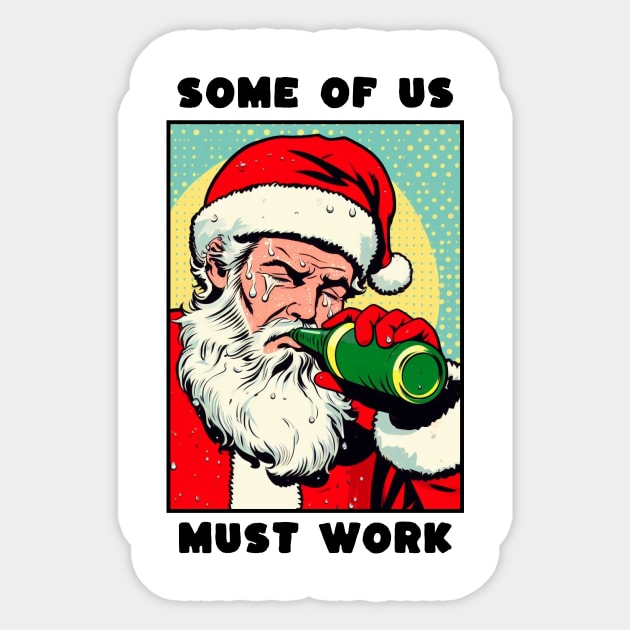 working santa Sticker by Anthony88